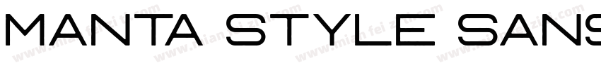 Manta Style Sans Rough字体转换